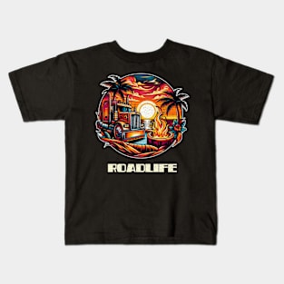 Tropical roadlife Kids T-Shirt